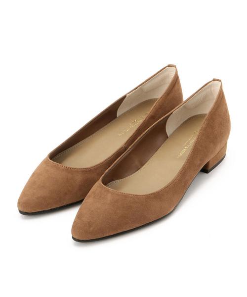 BEAUTY&YOUTH UNITED ARROWS（ビューティーアンドユースユナイテッドアローズ）の「BY スウェードポインテッドトゥパンプス 2.0◆（パンプス・レディース・ブラック/オリーブ/ブラウン/グレー/ワインレッド・37/36/37h/36h/38/35h）」の17枚目の写真