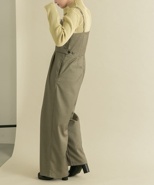 KBF（ケイビーエフ）の「フロントボタンサロペット（サロペット/オーバーオール・レディース・ブラウン系その他/グレー系その他・ONE）」の7枚目の写真