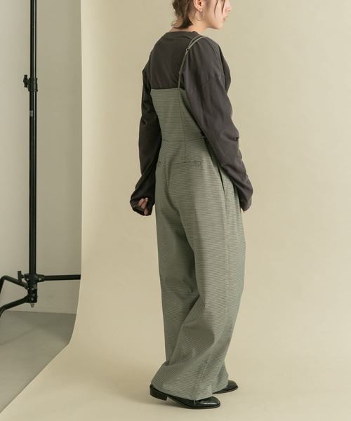 KBF（ケイビーエフ）の「フロントボタンサロペット（サロペット/オーバーオール・レディース・ブラウン系その他/グレー系その他・ONE）」の13枚目の写真