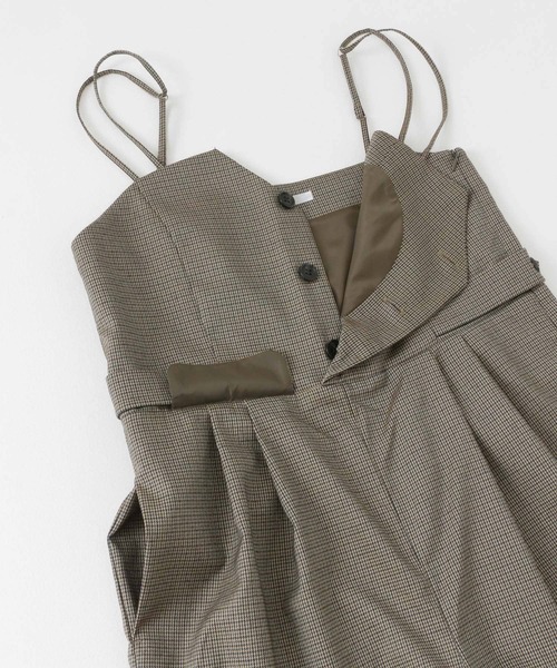 KBF（ケイビーエフ）の「フロントボタンサロペット（サロペット/オーバーオール・レディース・ブラウン系その他/グレー系その他・ONE）」の19枚目の写真