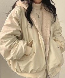 ※オーバーサイズ リバーシブルボアジャケット
