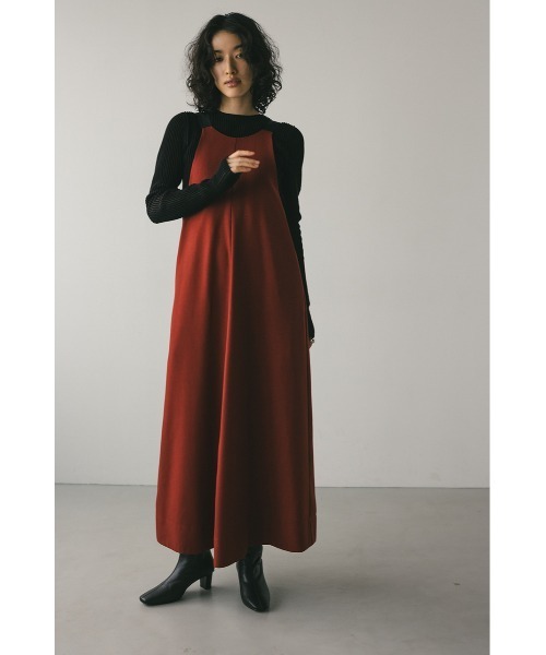 セール】バックルギャザーフレアワンピース（ワンピース