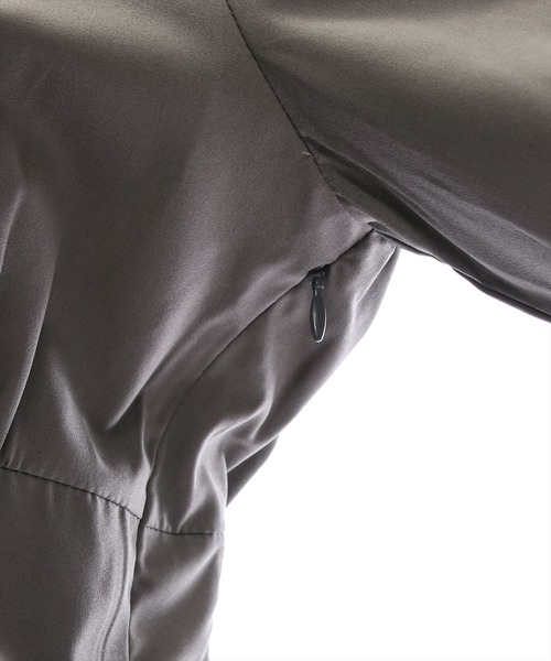 clear（クリア）の「ウエスト切替消シプリーツ長袖ロングワンピース [1着でコーデが完成 大人 フェミニン]≪再入荷≫（ワンピース・レディース・カーキ/ダークブラウン/ライトグレー・F）」の8枚目の写真