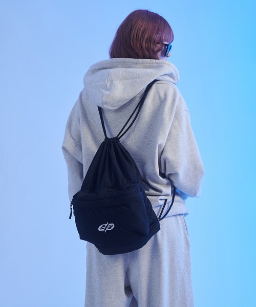 sedacle（セダクル）の「アソートナップサック（バックパック/リュック・メンズ・ブラック/カーキ/シルバー/グレー/グリーン/レオパード/カーキ系1・FREE）」の8枚目の写真