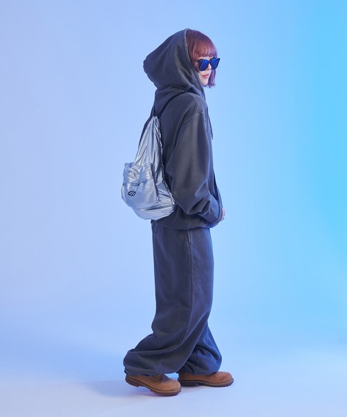 sedacle（セダクル）の「アソートナップサック（バックパック/リュック・メンズ・ブラック/カーキ/シルバー/グレー/グリーン/レオパード/カーキ系1・FREE）」の13枚目の写真