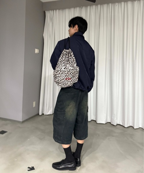 sedacle（セダクル）の「アソートナップサック（バックパック/リュック・メンズ・ブラック/カーキ/シルバー/グレー/グリーン/レオパード/カーキ系1・FREE）」の20枚目の写真