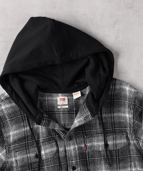 Levi's（リーバイス）の「Levi's(リーバイス)フードシャツ（シャツ/ブラウス・メンズ・ブラック・M/L/S）」の13枚目の写真