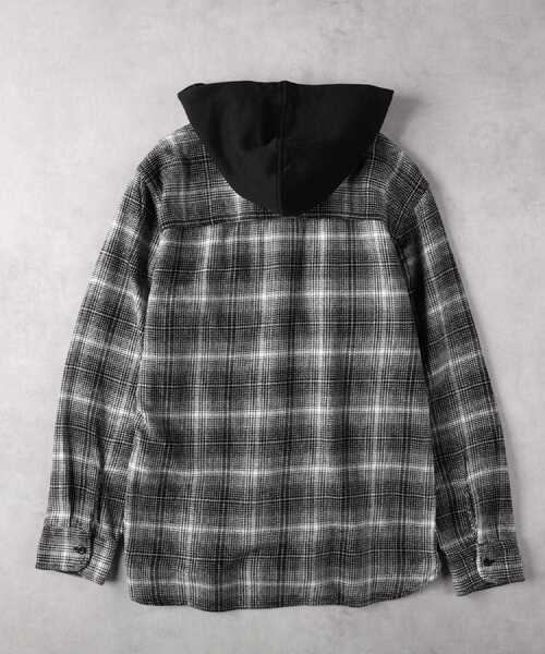 Levi's（リーバイス）の「Levi's(リーバイス)フードシャツ（シャツ/ブラウス・メンズ・ブラック・M/L/S）」の14枚目の写真