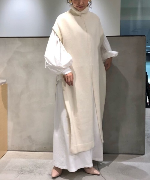 LE PHIL（ルフィル）の「ウールミドルゲージジレ（ニット/セーター