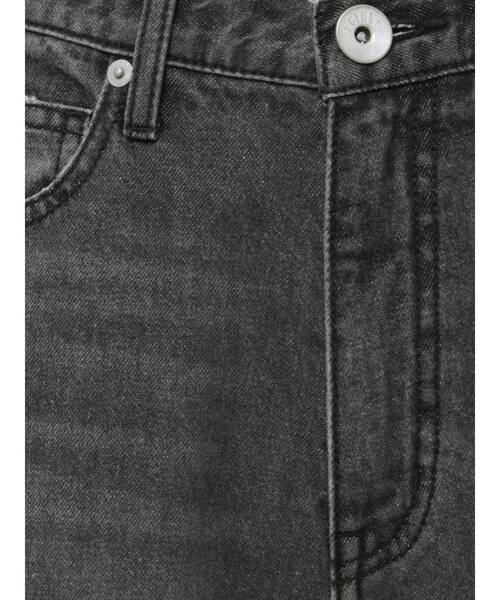 GYDA（ジェイダ）の「ハイウエストダメージレースPatchストレートワイドデニムパンツ（デニムパンツ・レディース・ブルー/ブラック・SMALL/MEDIUM）」の11枚目の写真