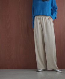 フェレットライクベロアイージーワイドパンツ