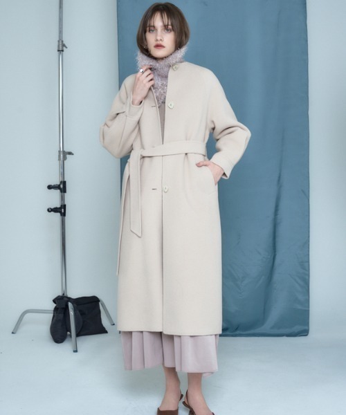 セール】Pierre doubleface coat ピアダブルフェイスコート（ノー