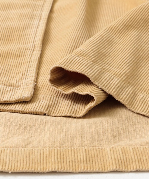 SMITH（スミス）の「『別注』SMITH×DOORS　コーデュロイロングコート（ステンカラーコート・レディース・ベージュ/ブラック・FREE）」の11枚目の写真