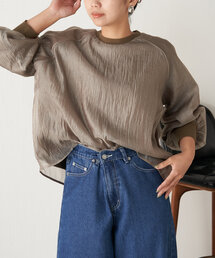 シアーレイヤードプルオーバー