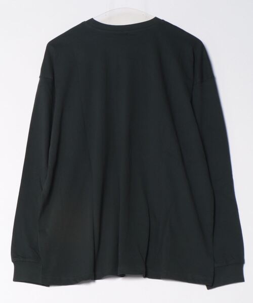 Ocean Pacific（オーシャンパシフィック）の「【OP/オーピー】胸ポケットロングTシャツ（Tシャツ/カットソー・メンズ・ネイビー/アイボリー/チャコールグレー・LARGE/X-LARGE/MEDIUM）」の4枚目の写真