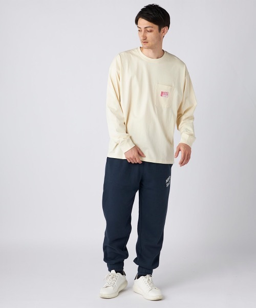 Ocean Pacific（オーシャンパシフィック）の「【OP/オーピー】胸ポケットロングTシャツ（Tシャツ/カットソー・メンズ・ネイビー/アイボリー/チャコールグレー・LARGE/X-LARGE/MEDIUM）」の12枚目の写真