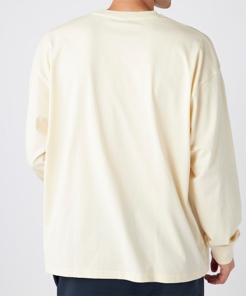 Ocean Pacific（オーシャンパシフィック）の「【OP/オーピー】胸ポケットロングTシャツ（Tシャツ/カットソー・メンズ・ネイビー/アイボリー/チャコールグレー・LARGE/X-LARGE/MEDIUM）」の17枚目の写真