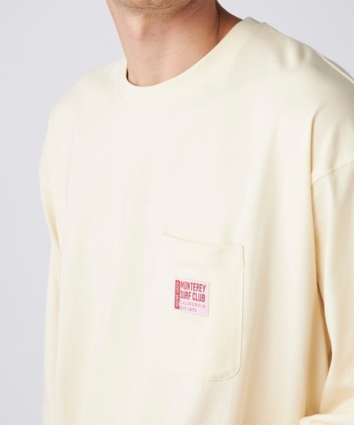 Ocean Pacific（オーシャンパシフィック）の「【OP/オーピー】胸ポケットロングTシャツ（Tシャツ/カットソー・メンズ・ネイビー/アイボリー/チャコールグレー・LARGE/X-LARGE/MEDIUM）」の18枚目の写真