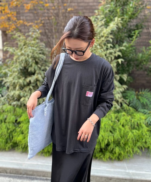 Ocean Pacific（オーシャンパシフィック）の「【OP/オーピー】胸ポケットロングTシャツ（Tシャツ/カットソー・メンズ・ネイビー/アイボリー/チャコールグレー・LARGE/X-LARGE/MEDIUM）」の21枚目の写真