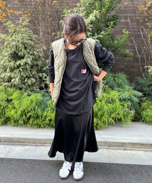 Ocean Pacific（オーシャンパシフィック）の「【OP/オーピー】胸ポケットロングTシャツ（Tシャツ/カットソー・メンズ・ネイビー/アイボリー/チャコールグレー・LARGE/X-LARGE/MEDIUM）」の22枚目の写真