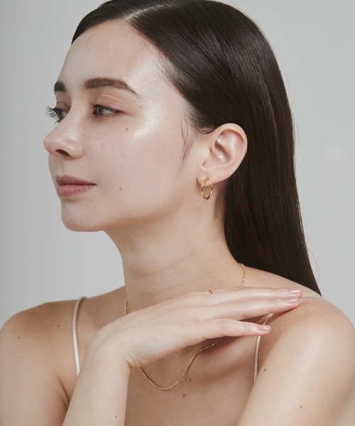 ciite'(シーテ)の「【 金属アレルギー対応 】 シンプルフープイヤリング 3ペアセット サージカルステンレス (両耳用)(イヤリング・レディース・ゴールド/シルバー・FREE)」の22枚目の写真