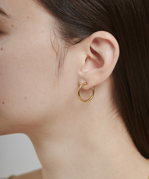 ciite'(シーテ)の「【 金属アレルギー対応 】 シンプルフープイヤリング 3ペアセット サージカルステンレス (両耳用)(イヤリング・レディース・ゴールド/シルバー・FREE)」の21枚目の写真