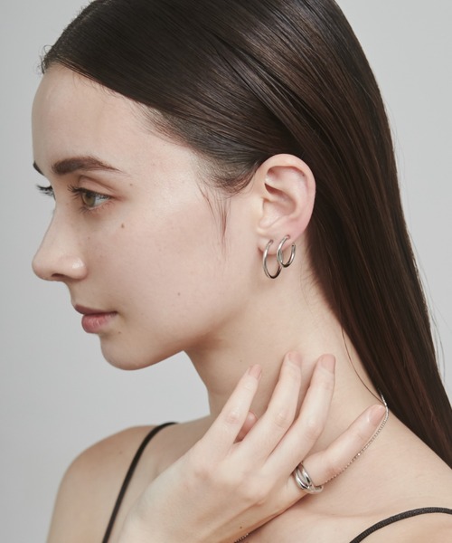 ciite'(シーテ)の「【 金属アレルギー対応 】 シンプルフープイヤリング 3ペアセット サージカルステンレス (両耳用)(イヤリング・レディース・ゴールド/シルバー・FREE)」の16枚目の写真