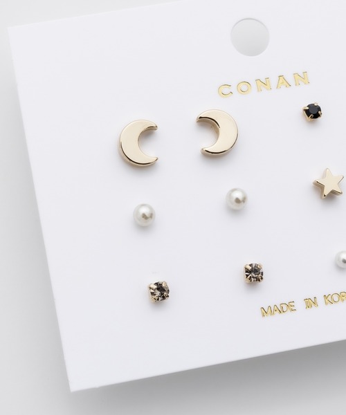 ciite'(シーテ)の「ピアス 6セット / pierce 6 set(ピアス(両耳用)・レディース・ゴールド/シルバー・FREE)」の4枚目の写真