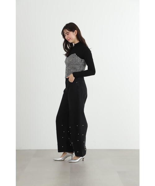 JILL STUART（ジルスチュアート）の「◆オーガニックパールデニムパンツ（デニムパンツ・レディース・ブラック/ブルー・0/4/2）」の14枚目の写真