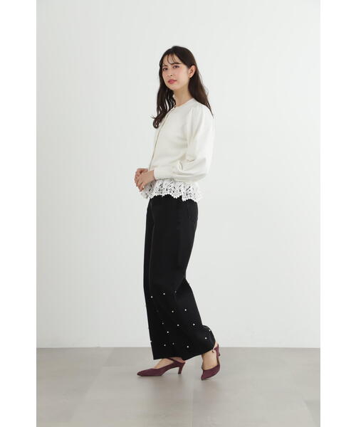 JILL STUART（ジルスチュアート）の「◆オーガニックパールデニムパンツ（デニムパンツ・レディース・ブラック/ブルー・0/4/2）」の18枚目の写真