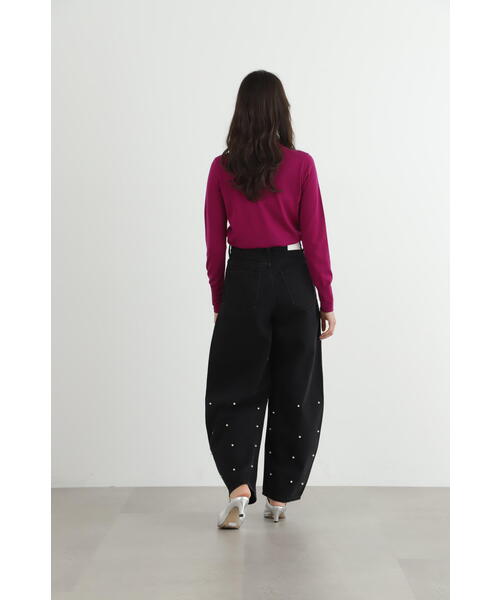 JILL STUART（ジルスチュアート）の「◆オーガニックパールデニムパンツ（デニムパンツ・レディース・ブラック/ブルー・0/4/2）」の20枚目の写真