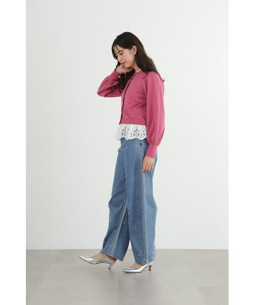 JILL STUART（ジルスチュアート）の「◆オーガニックパールデニムパンツ（デニムパンツ・レディース・ブラック/ブルー・0/4/2）」の22枚目の写真