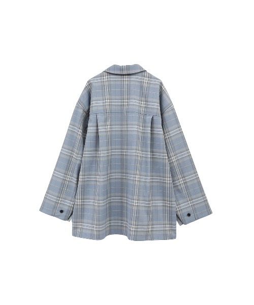 CLANE（クラネ）の「CLANE/クラネ/CHECK POCKET OVER SHIRT/17122-4232