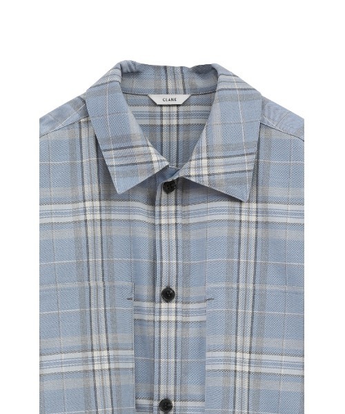 CLANE（クラネ）の「CLANE/クラネ/CHECK POCKET OVER SHIRT/17122-4232