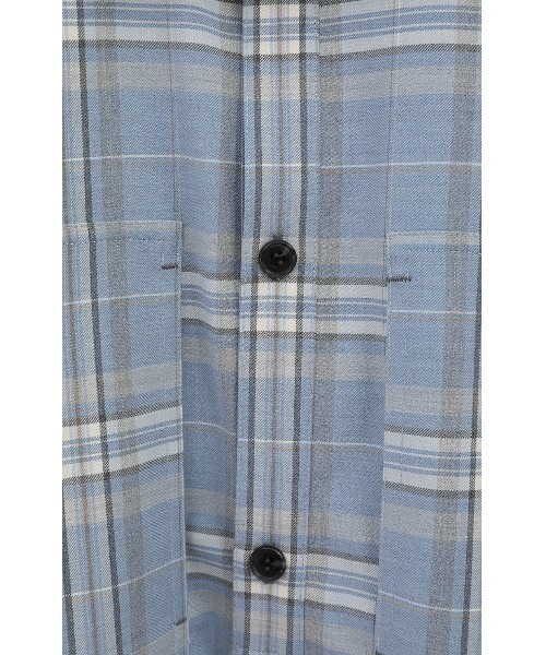 CLANE（クラネ）の「CLANE/クラネ/CHECK POCKET OVER SHIRT/17122-4232