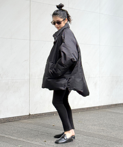 Berenice（ベルニス）の「【BERENICE】ブラックオーバーダウンジャケット（ダウンジャケット/コート・レディース・ブラック・FREE）」の5枚目の写真