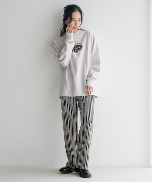 LOWRYS FARM（ローリーズファーム）の「スムースニットパンツ 133530（その他パンツ・レディース・ブラウン/その他1/ブラック/その他・FREE）」の6枚目の写真