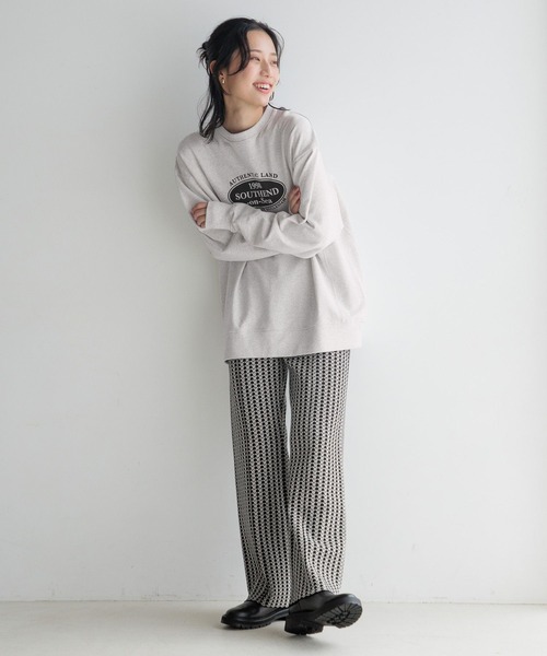 LOWRYS FARM（ローリーズファーム）の「スムースニットパンツ 133530（その他パンツ・レディース・ブラウン/その他1/ブラック/その他・FREE）」の7枚目の写真