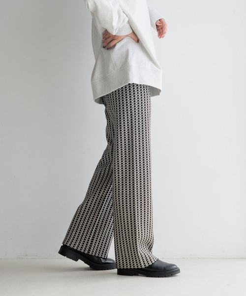 LOWRYS FARM（ローリーズファーム）の「スムースニットパンツ 133530（その他パンツ・レディース・ブラウン/その他1/ブラック/その他・FREE）」の9枚目の写真