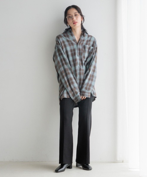 LOWRYS FARM（ローリーズファーム）の「スムースニットパンツ 133530（その他パンツ・レディース・ブラウン/その他1/ブラック/その他・FREE）」の11枚目の写真