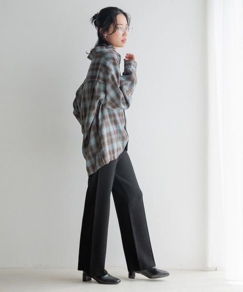 LOWRYS FARM（ローリーズファーム）の「スムースニットパンツ 133530（その他パンツ・レディース・ブラウン/その他1/ブラック/その他・FREE）」の12枚目の写真