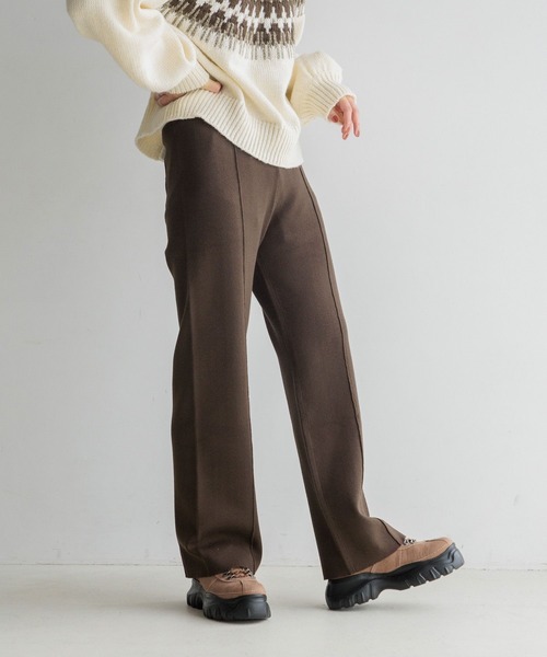 LOWRYS FARM（ローリーズファーム）の「スムースニットパンツ 133530（その他パンツ・レディース・ブラウン/その他1/ブラック/その他・FREE）」の17枚目の写真