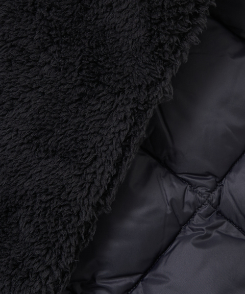 TAION（タイオン）の「【WEB限定】【TAION】シティリバーシブル ダウンボア マフラー（ストール/ショール・レディース・グレイッシュベージュ/ブラック/カーキ・フリー）」の14枚目の写真