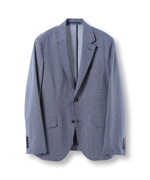 MEN'S BIGI（メンズビギ）の「ドットエアーメッシュプリントジャケット＜吸水速乾＞（テーラードジャケット・メンズ・ブルー/ネイビー・03/02/01/04）」の18枚目の写真