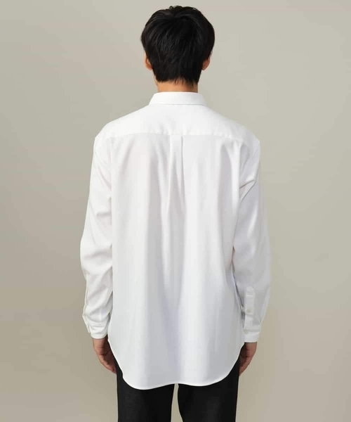 a.v.v（アーヴェヴェ）の「【こなれシャツ】パネル切替 起毛シャツ(デザテクシリーズ）（シャツ/ブラウス・メンズ・ダークインディゴブルー/ホワイト・46/48/50/44）」の12枚目の写真