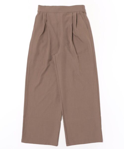 STYLEBLOCK（スタイルブロック）の「スーツ地ツイルタックパンツ（その他パンツ・レディース・グレー/ライトベージュ/カーキ/ブラック・M）」の4枚目の写真