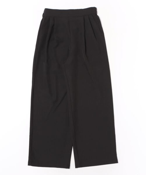 STYLEBLOCK（スタイルブロック）の「スーツ地ツイルタックパンツ（その他パンツ・レディース・グレー/ライトベージュ/カーキ/ブラック・M）」の2枚目の写真