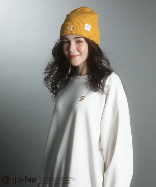 Green　Parks（グリーンパークス）の「ハリー・ポッター／サガラ刺繍裏毛プルオーバー（スウェット・レディース・ブルー/グリーン/オートミール/ベージュ・FREE）」の9枚目の写真