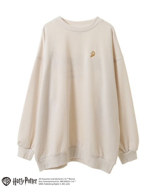 Green　Parks（グリーンパークス）の「ハリー・ポッター／サガラ刺繍裏毛プルオーバー（スウェット・レディース・ブルー/グリーン/オートミール/ベージュ・FREE）」の11枚目の写真