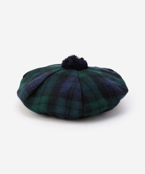 Bshop（ビショップ）の「Ingles Buchan | ポンポン ベレー UNISEX（ハンチング/ベレー帽・レディース・ブルー系その他/A/E/B/ブラック系その他・ONE）」の6枚目の写真